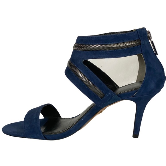 Pour La Victoire Belz Suede Dress Heels Sandals - Picture 6 of 16